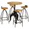 Rustika Rowe -  Bar Set 5 Pieces Solid Mango Wood